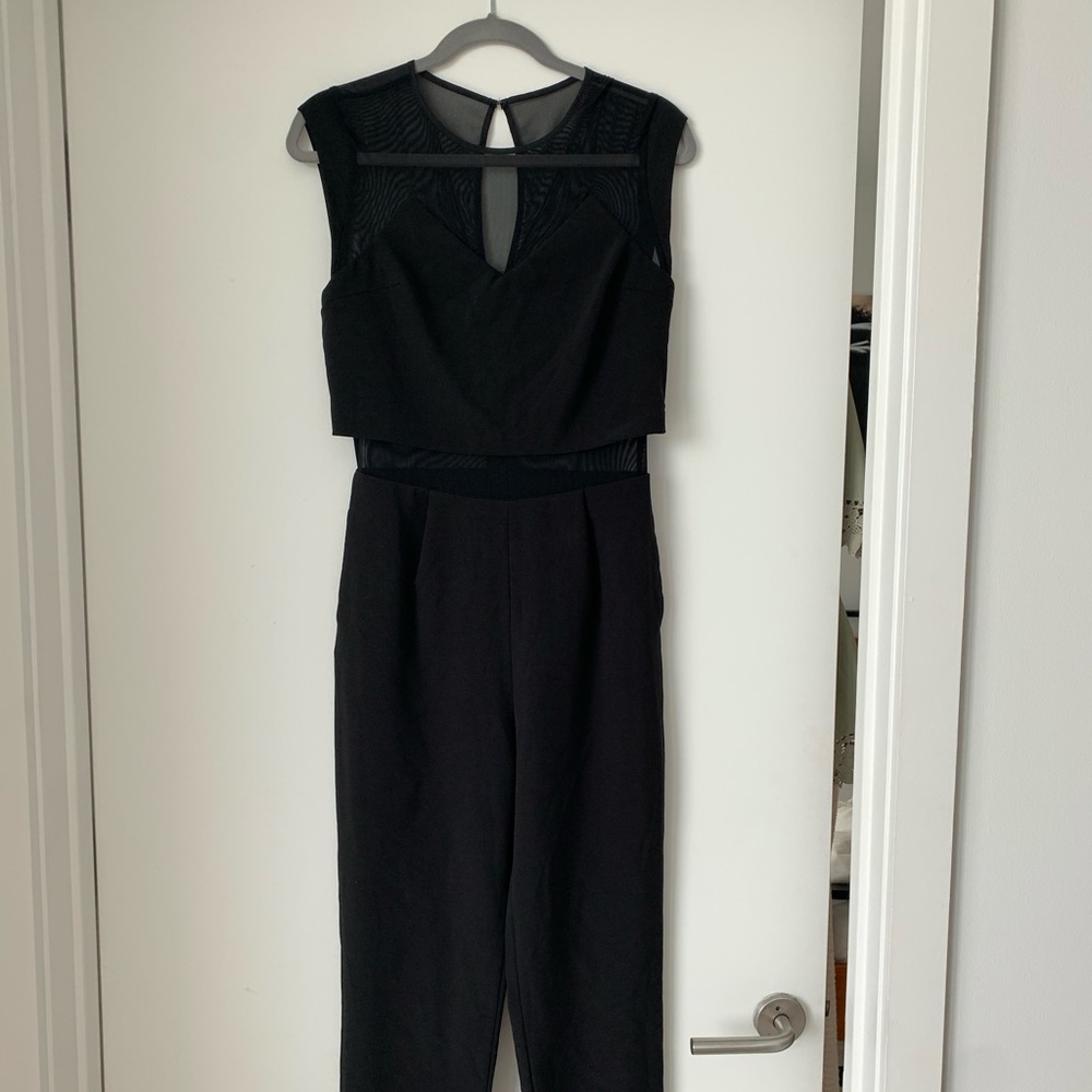 EXPRESS, black jumpsuit, size 4, worn once